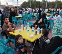الجهاد الإسلامي تنظم إفطار جماعي للمهاجرين الفلسطينيين من سوريا إلى قطاع غزة