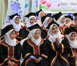 تخريج فوج لبيك يا أقصى في مدرسة الهدى الخاصة بغزة  ‫(29980057)‬ ‫‬