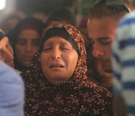 تشييع الشهيد الطفل بهاء بدر ( 13 عاما ) في بلدة بيت لقيا غرب رام الله