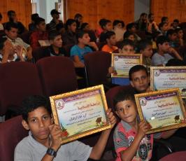 حفل تكريم فوج بشائر الانتصار تنظمه الرابطه الاسلامية في خانيونس‎