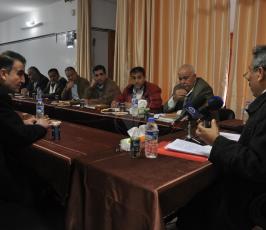 مركز اطلس ينظم ندوة بعنوان"المشهد الفلسطيني ؟