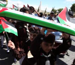 الفلسطينيون يحيون ذكرى النكبة في رام الله