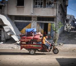 عودة سكان المناطق الشرقية لقطاع غزة