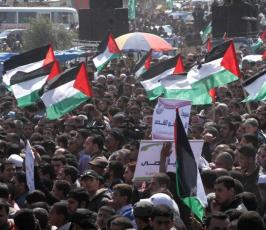مسيرات حاشدة بذكرى يوم الارض الفلسطينى بشمال قطاع غزة