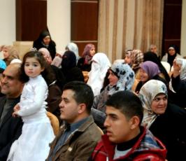 العرس الجماعى الذى يضم 50 أسيراً محررأ من محررى صفقة وفاء الأحرار بغزة