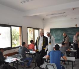 وفد من الجهاد الاسلامي والرابطة الاسلامية يزور قاعة امتحانات الثانوية العامة  ‫(40894977)‬ ‫‬