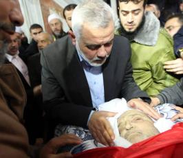 بالصور:غزة تودع العلامة المفتي عبدالكريم الكحلوت