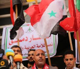 وقفة تضامنية دعماً لسوريا بغزة ‫(44302855)‬ ‫‬ ‫‬.JPG