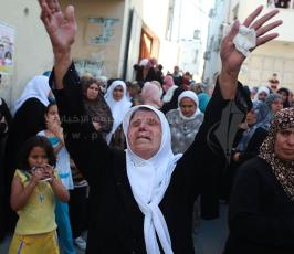 تشييع الشهيد اسلام الطوباسي الذي اغتالته قوات الاحتلال فجر اليوم في مخيم جنين