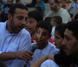  صلاة العيد بالعراء في نادي الشجاعية  ‫(1)‬ ‫‬