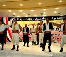 الهيئة الخيرية لإغاثة الشعب الفلسطيني تزف 50 عريس وعروس في حفل جماعي بغزة