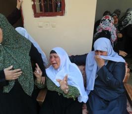 جماهير غفيرة تشيع جثامين شهداء سرايا القدس في بيت حانون