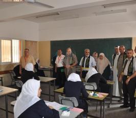 وفد من الجهاد الاسلامي والرابطة الاسلامية يزور قاعة امتحانات الثانوية العامة  ‫(40894982)‬ ‫‬