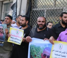 قفة في مدينة غزة احتفاء بالعملية البطولية بالقدس  ‫(39780866)‬ ‫‬