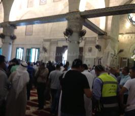 اصابات واعتقالات قي اقتحام الاحتلال لباحات المسجد الأقصي