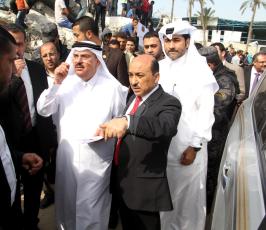 السفير القطر يزور قطاع غزة ‫(287326726)‬ ‫‬