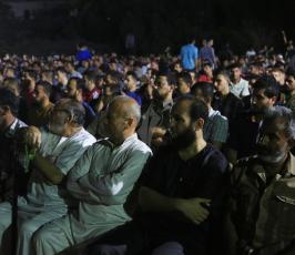  حفل تأبين الشهيد المجاهد عائد خميس جمعة ابن سرايا القدس في جباليا ‫(38011394)‬ ‫‬
