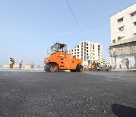  رصف شوارع متفرقة في مدينة غزة ‫(246928301)‬ ‫‬