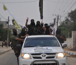 سرايا القدس لواء خان يونس خلال عرض عسكري مهيب