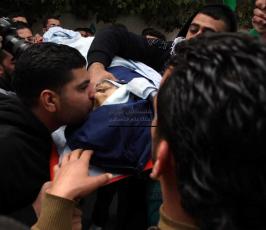خاص فلسطين اليوم..الشهيد محممد عصفور (22 عاماً) لدى وصوله مستشفى رام الله