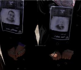 وقفة تضامنية مع الاسرى المضربين