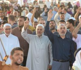 قادة حركة الجهاد تشارك في مسير من غزة للضفة  (10).jpeg