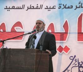  صلاة العيد في مخيم العودة شرق غزة ‫(41353754)‬ ‫‬.JPG