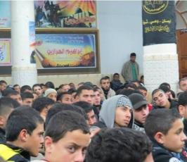 الجهاد تنظم حفل تأبين للشهيد إبراهيم الحرازين