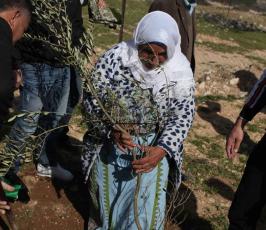 نشطاء فلسطينيون يعودون إلى باب الكرامة شمال غرب القدس المحتلة