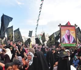 خنساوات الشعب الفلسطينى وأبنائهم يشاركون بمهرجان الانطلاقة الجهادية