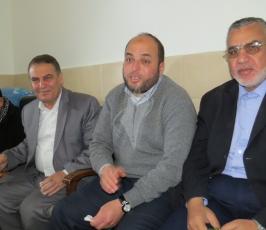 وفد من حركة الجهاد  فى زيارة لخنساء فلسطين الحاجة أم رضوان الشيخ خليل ‫(294192127)‬ ‫‬