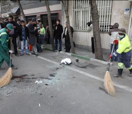 تقرير مصورعن حادث الانفجار في طهران