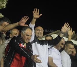 صور من استقبال الاسرى المحررين في مقر المقاطعة برام الله