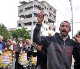 جنازة للشهيد جعفر عوض في مقبرة الشيخ رضوان ‫(275699806)‬ ‫‬