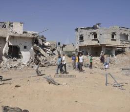 قصف منازل2014