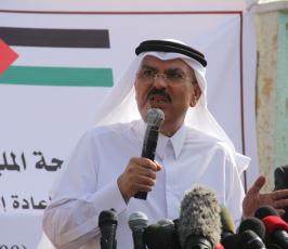 السفير القطر يزور قطاع غزة ‫(287326724)‬ ‫‬