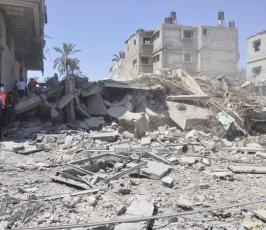 قصف منازل 2014
