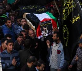 بالصور.. تشييع جثمان الاستشهادي "عبد الكريم طحاينة" من جنين