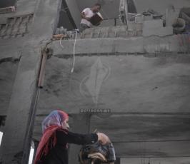قصف منازل المواطنين فى مدينة بيت حانون2014