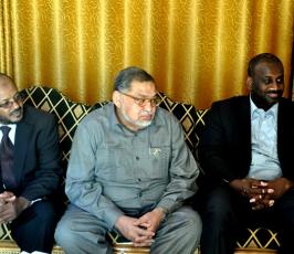 الجهاد الاسلامي يستقبل الوفد السوداني في غزة
