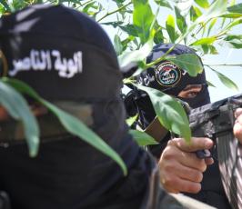 بالصور.. المقاومون يستعدون لأي تصعيد صهيوني على غزة