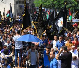 مسيرة حاشدة لحركة الجهاد بغزة تطالب بإنهاء الانقسام وتحقيق الوحدة ‫(38404629)‬ ‫‬