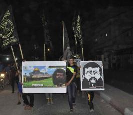 الجهاد غرب خانيونس تنظم وقفه ابتهاجا بنصر خضر عدنان ‫(1)‬ ‫‬