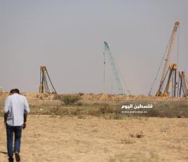 السياج الفاصل  جيش الاحتلال  شرق غزة  (16).JPG
