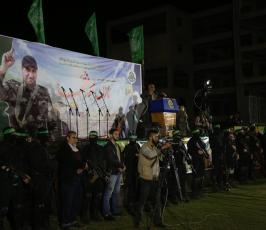 مهرجان تابين الشهيد مازن فقهاء بساحة الكتيبة بغزة ‫(38797830)‬ ‫‬