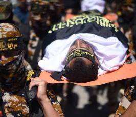 سرايا القدس تودع شهيد الإعداد محمد الأسطل  ‫(29929381)‬ ‫‬