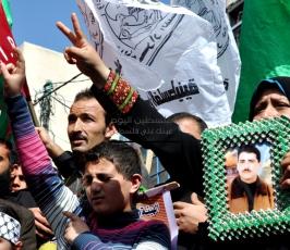 مسيرات بغزة مع الشهيد جرادات