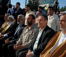 مؤتمر صحفي لحركة الجهاد الإسلامي تضامناً مع الأسرى في ساحة الجندي المجهول بغزة
