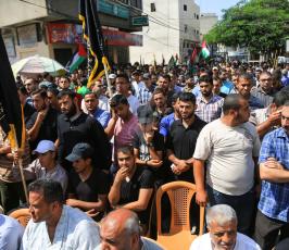 مسيرة حاشدة لحركة الجهاد بغزة تطالب بإنهاء الانقسام وتحقيق الوحدة ‫(38404627)‬ ‫‬