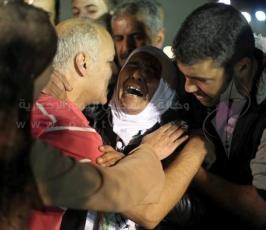 صور من استقبال الاسرى المحررين في مقر المقاطعة برام الله